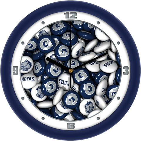 Georgetown Hoyas - Candy Wall Clock