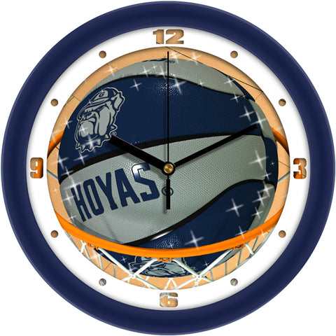 Georgetown Hoyas - Slam Dunk Wall Clock