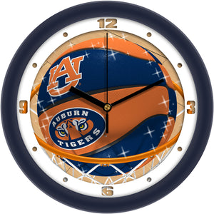 Auburn Tigers - Slam Dunk Wall Clock - SuntimeDirect