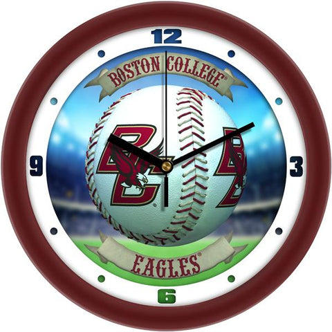 Boston College Eagles - Home Run Wall Clock - SuntimeDirect