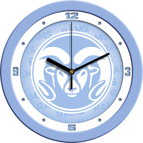 Colorado State Rams - Baby Blue Wall Clock - SuntimeDirect