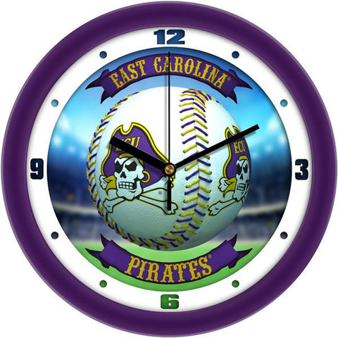 East Carolina Pirates - Home Run Wall Clock - SuntimeDirect