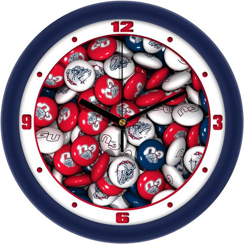 Gonzaga Bulldogs - Candy Wall Clock - SuntimeDirect