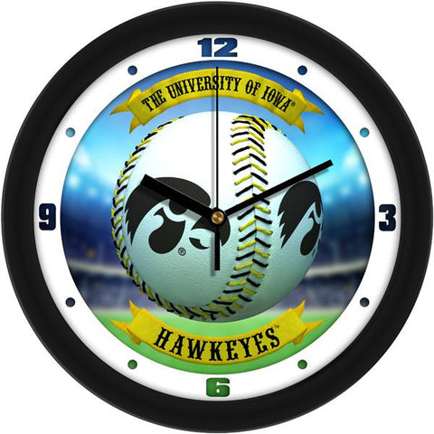 Iowa Hawkeyes - Home Run Wall Clock - SuntimeDirect