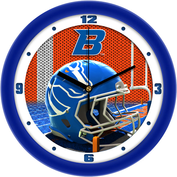 Boise State Broncos - Football Helmet Wall Clock - SuntimeDirect