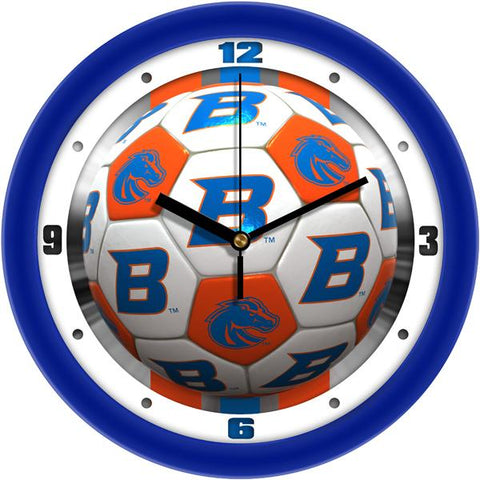 Boise State Broncos - Soccer Wall Clock - SuntimeDirect
