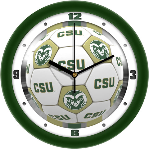 Colorado State Rams - Soccer Wall Clock