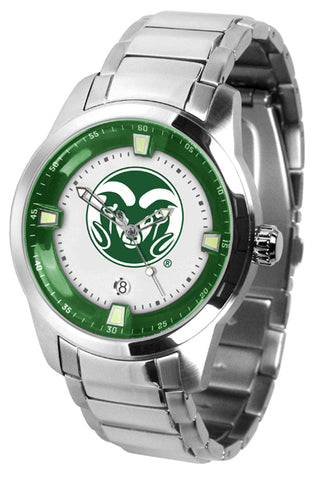 Colorado State Rams - Men's Titan Steel Watch