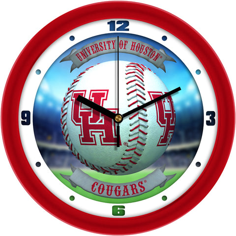 Houston Cougars - Home Run Wall Clock