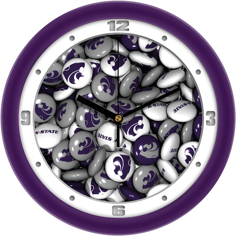 Kansas State Wildcats - Candy Wall Clock