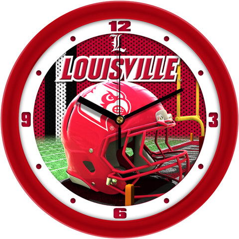 Louisville Cardinals - Football Helmet Wall Clock