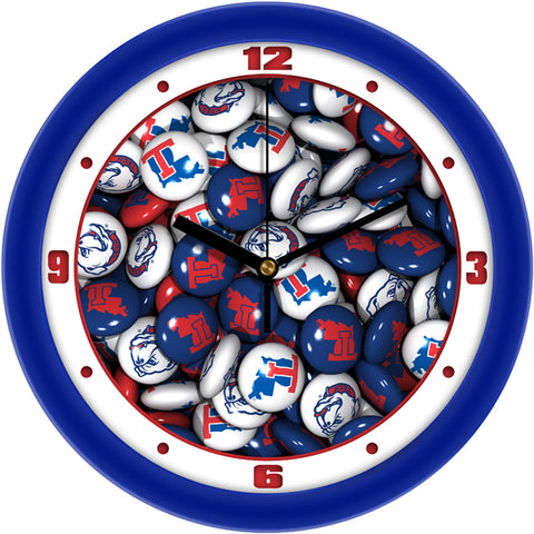 Louisiana Tech Bulldogs - Candy Wall Clock