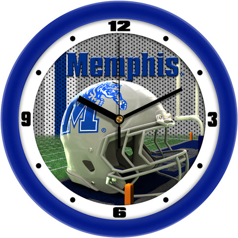Memphis Tigers - Football Helmet Wall Clock