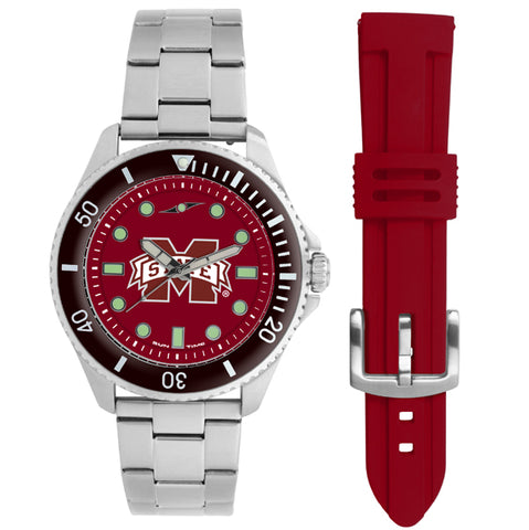 Mississippi State Bulldogs Men's Contender Watch Gift Set