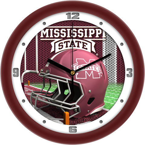 Mississippi State Bulldogs - Football Helmet Wall Clock - SuntimeDirect