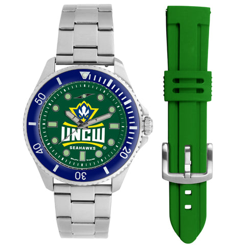 UNC Wilmington Seahawks Men's Contender Watch Gift Set