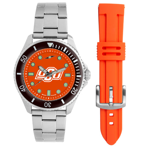Oklahoma State Cowboys Men's Contender Watch Gift Set