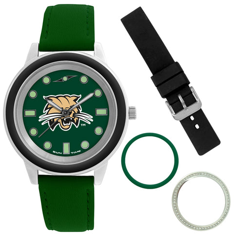 Ohio University Bobcats Unisex Colors Watch Gift Set