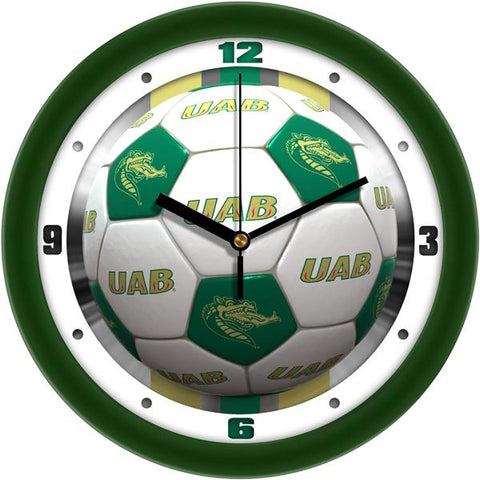 Alabama UAB Blazers - Soccer Wall Clock - SuntimeDirect
