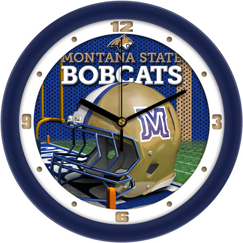 Montana State Bobcats - Football Helmet Wall Clock