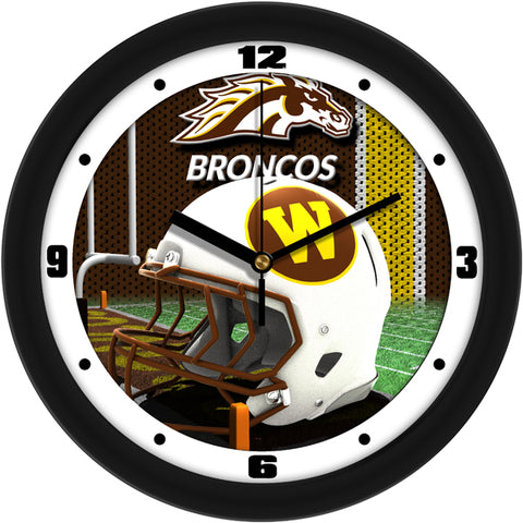 Western Michigan Broncos - Football Helmet Wall Clock