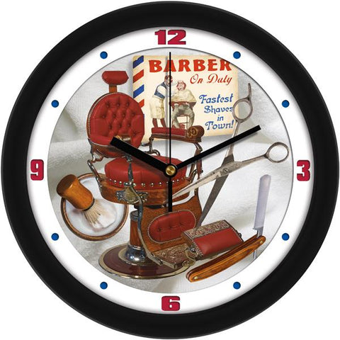 Old Time Barbershop Retro Wall Clock - SuntimeDirect