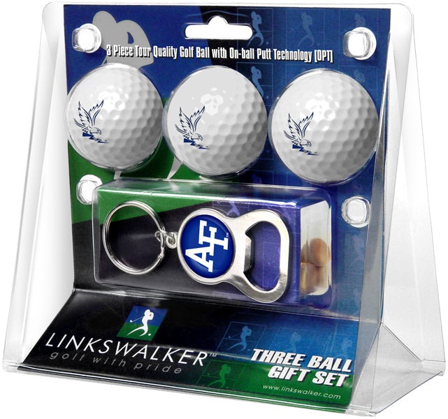 Air Force Falcons 4 Golf Ball Gift Pack with CaddiCap Ball Holder