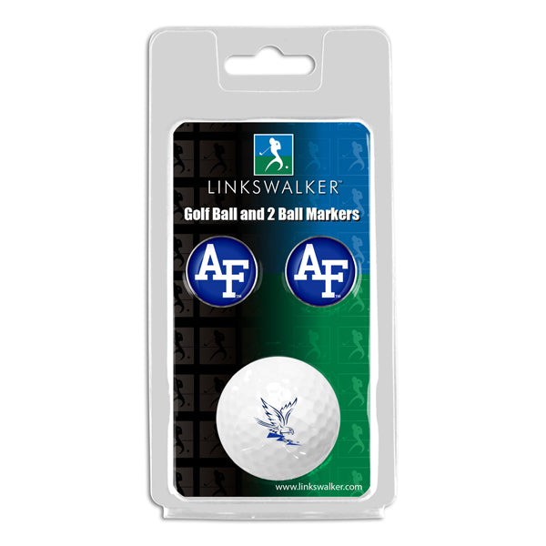 Air Force Falcons Golf Ball and 2 Ball Marker Pack