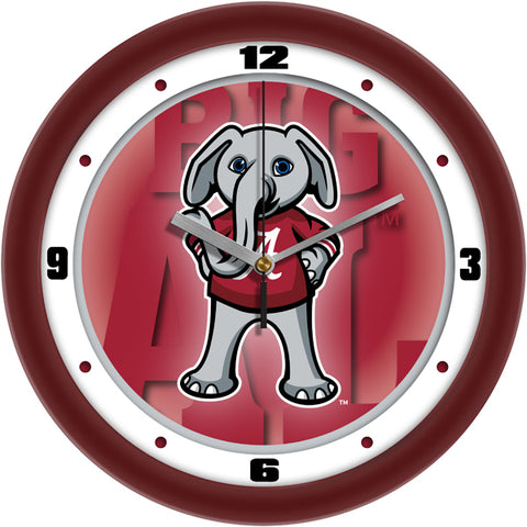 Alabama Crimson Tide Mascot Wall Clock, 11.5" with Non Ticking Silent Movement