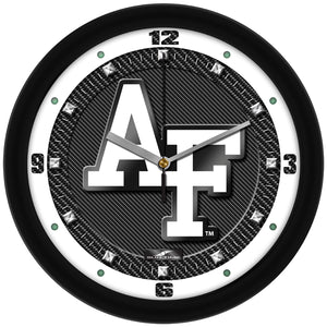 Air Force Falcons - Carbon Fiber Textured Wall Clock