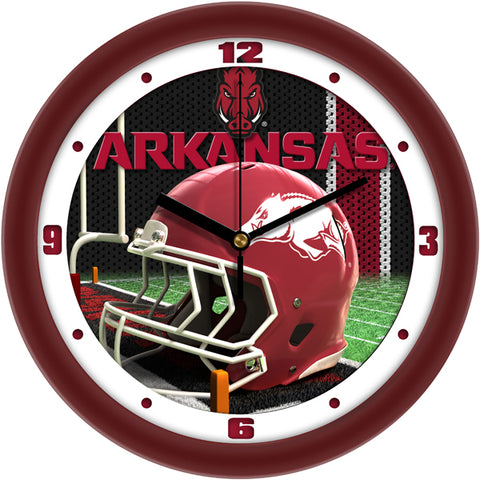 Arkansas Razorbacks - Football Helmet Wall Clock