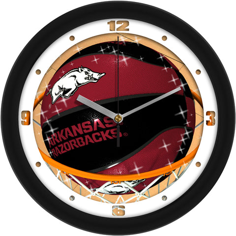 Arkansas Razorbacks - Slam Dunk Wall Clock