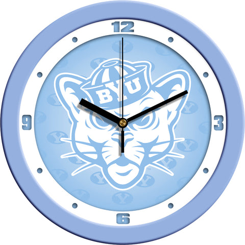 Brigham Young Univ. Cougars - Baby Blue Wall Clock