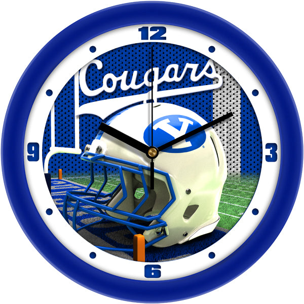 Brigham Young Univ. Cougars - Football Helmet Wall Clock