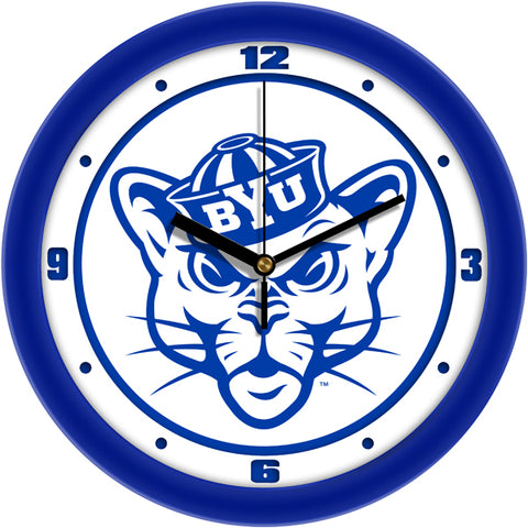 Brigham Young Univ. Cougars - Traditional Wall Clock