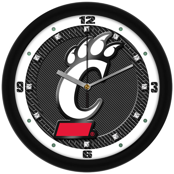 Cincinnati Bearcats - Carbon Fiber Textured Wall Clock - SuntimeDirect