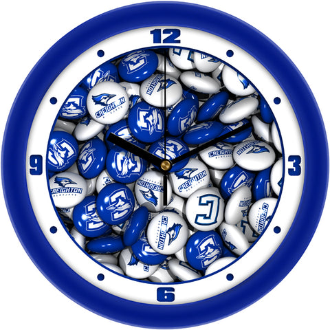 Creighton University Bluejays - Candy Wall Clock