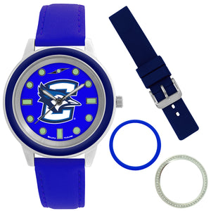 Creighton University Bluejays Unisex Colors Watch Gift Set