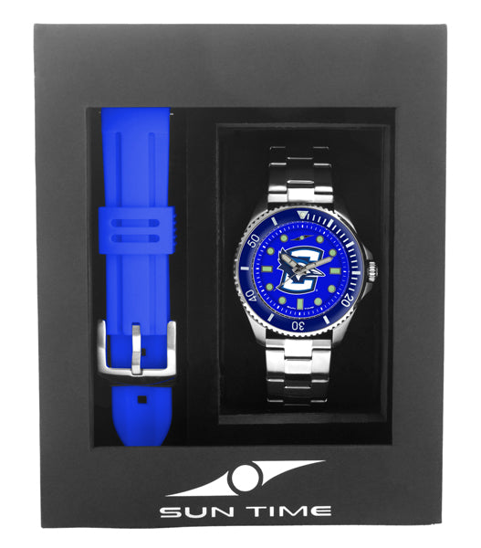 Creighton University Bluejays Men's Contender Watch Gift Set