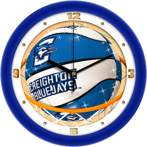 Creighton University Bluejays - Slam Dunk Wall Clock