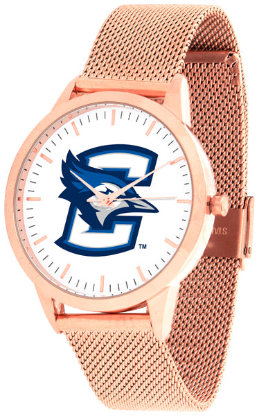 Creighton University Bluejays - Mesh Statement Watch - Rose Band