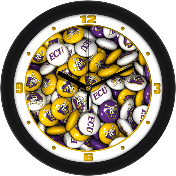 East Carolina Pirates - Candy Wall Clock