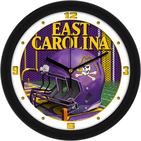 East Carolina Pirates - Football Helmet Wall Clock