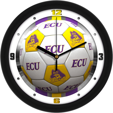 East Carolina Pirates - Soccer Wall Clock