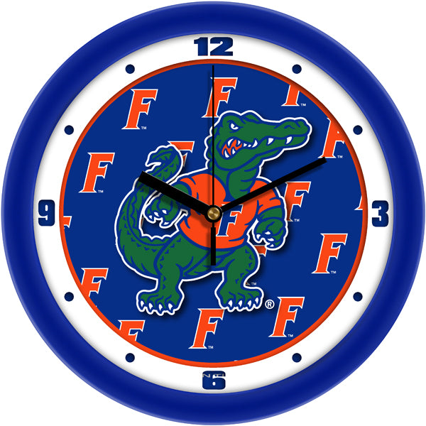 Florida Gators Team Spirit Wall Clock 2 - Silent Non-Ticking Movement