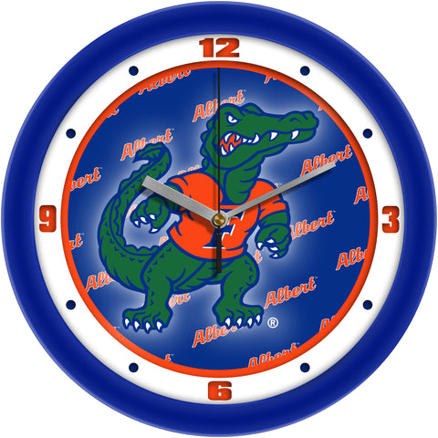 Florida Gators Mascot Wall Clock, 11.5" with Non Ticking Silent Movement