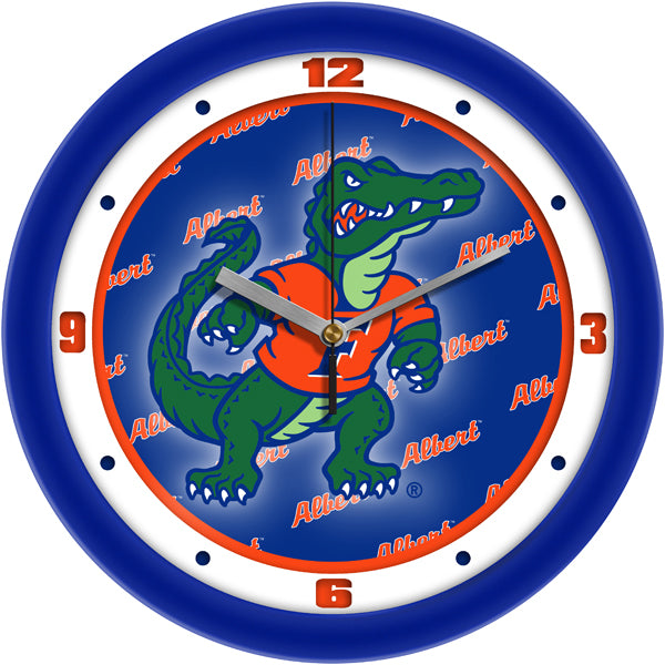 Florida Gators Mascot Wall Clock, 11.5" with Non Ticking Silent Movement