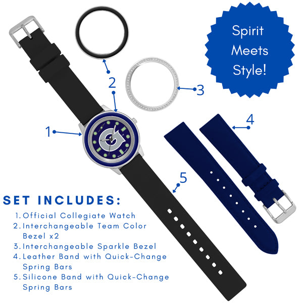 Georgetown Hoyas Unisex Colors Watch Gift Set