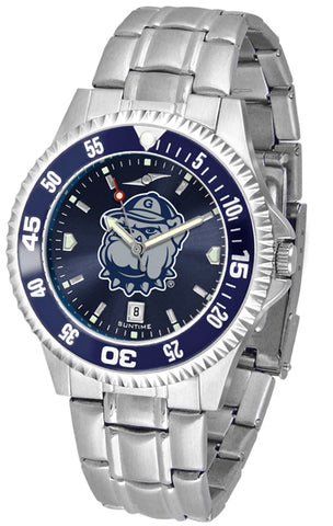 Georgetown Hoyas - Competitor Steel AnoChrome  -  Color Bezel