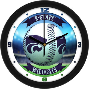 Kansas State Wildcats - Home Run Wall Clock